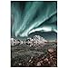 Aurora Boreale, Aurora Boreale Su Un Paesaggio Incredibile A Lofoten, Norvegia - Premium 1000 Pezzi Puzzle - MyPuzzle Collezione speciale di Puzzle Galaxy