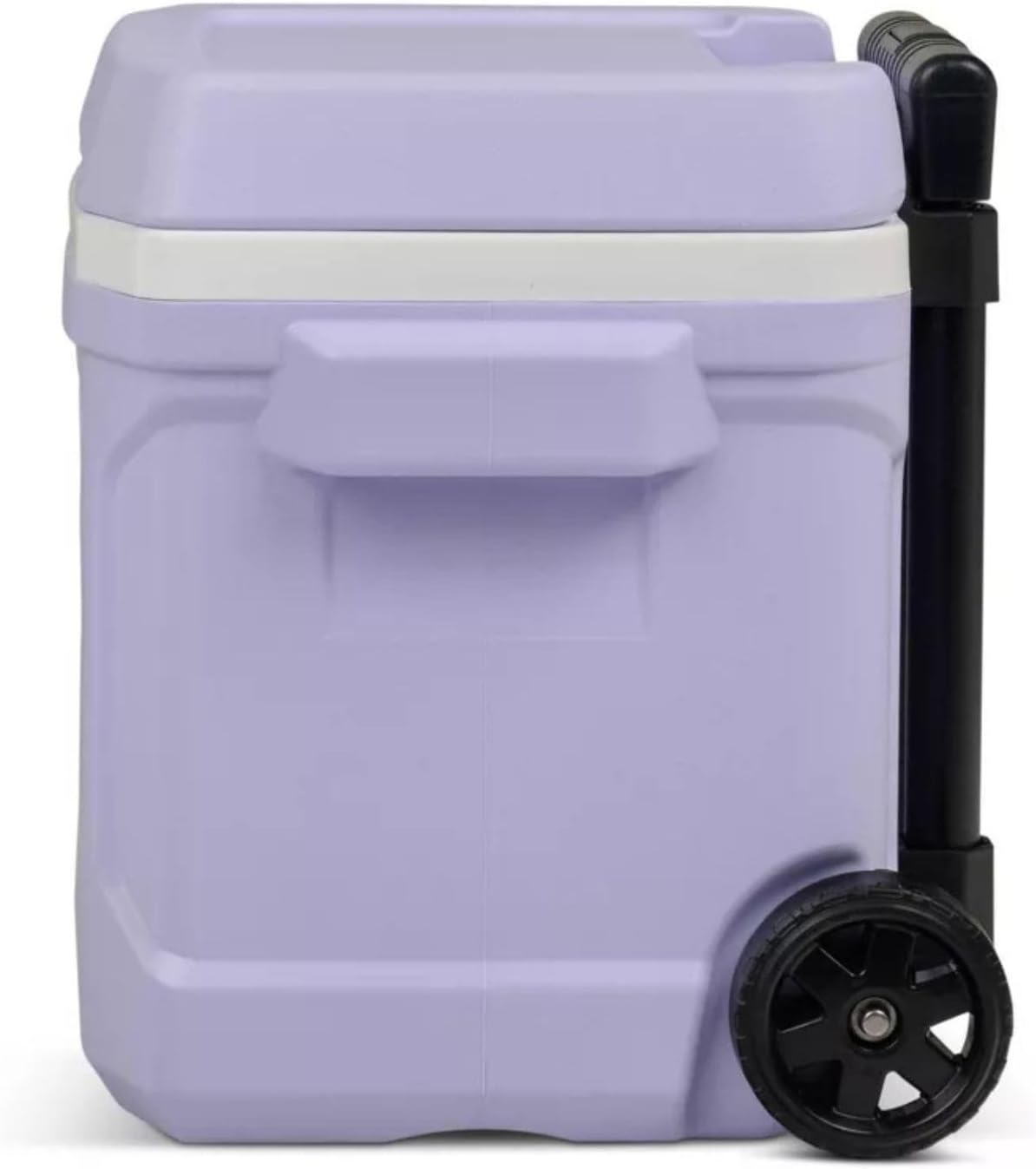 Cooler Hard-Sided Ice Chest, Portable Insulated Cooler with Wheels, Telescoping Handle, Cool Riser Tech, Leak-Resistant