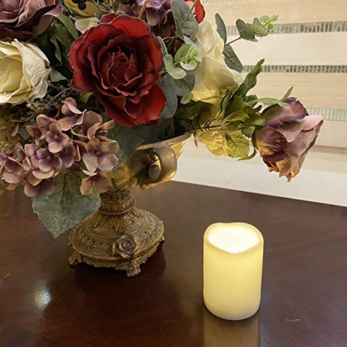 2 Pack Outdoor Flameless Pillar Candles With Remote And Timer Waterproof Battery Operated Electric Led Candle Set For Gift Home Décor Party Wedding Supplies Garden Christmas Decoration, 3” X 4” #TOP2