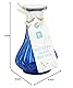 Talking Tables Souk Vase aus recyceltem Glas, Blau, 10 cm