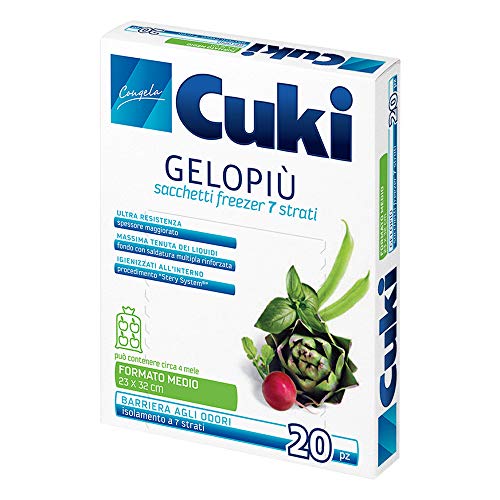 Cuki Gelopiù sacchetti freezer 7 strati medi - 23...