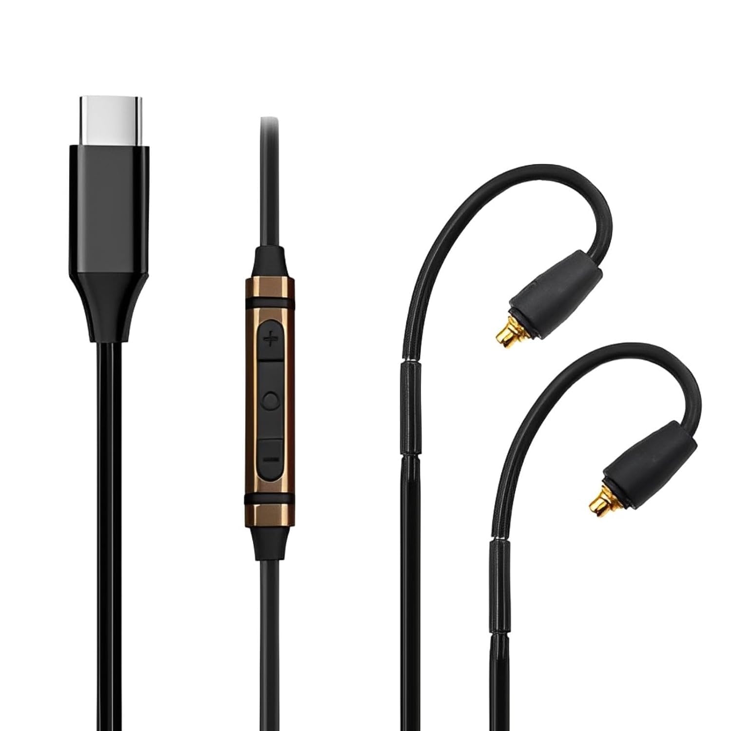 Cable de repuesto USB tipo C a IE 900 de alta pureza 6N OCC, 1,2 m, compatible con auriculares Sennheiser IE 900 IE 600 IE 200 IE 300