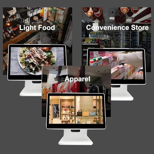 Image of Touch Screen Cash Register Monitor,15.6 inch Touch Screen PC POS,Cash Register for Small Businesses, Retail, Restaurant, Retail, Cafe 4GB