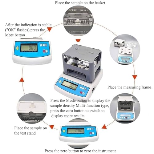 Gold Reinheit Tester Maschine, Hochpräzises elektronisches Festdichtemessgerät, industrielle Laborausrüstung
