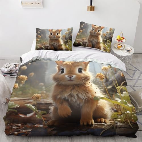 Linge de lit animaux mignons anti-allergie pour peau sensible - 3