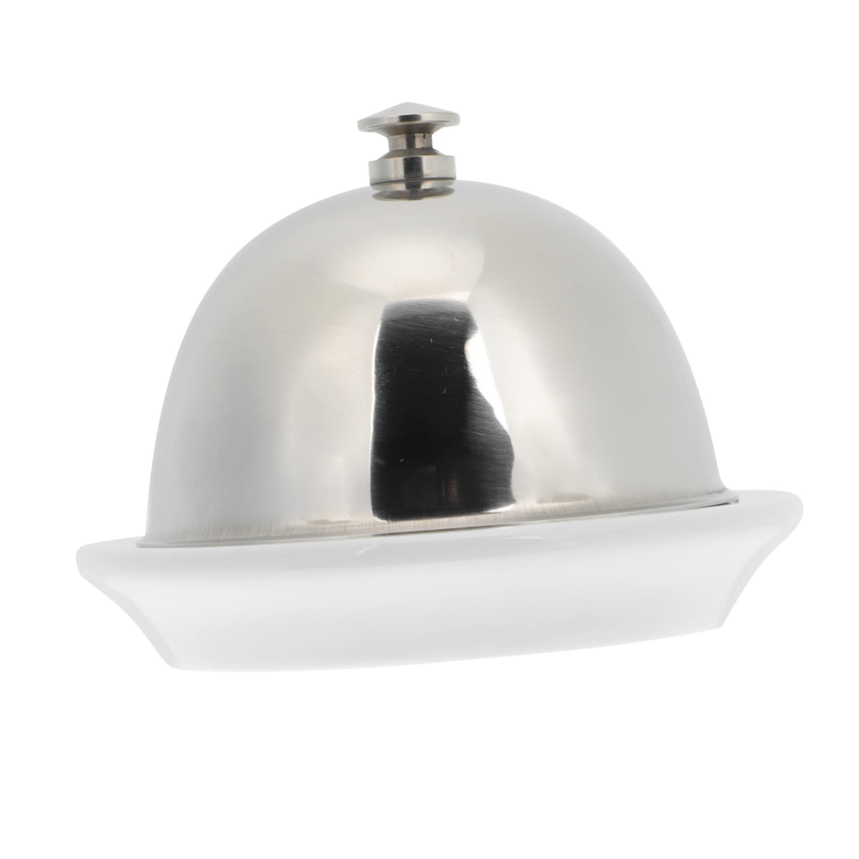 Garneck 1Pc Ceramic Butter Dish with Cover Multi Functional Kitchen Gadget for Serving Butter Cheese and Desserts Elegant Design for Easy Cleaning and Versatile Use