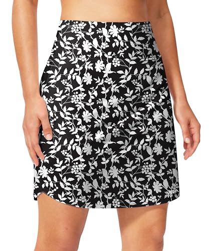 Image of Viodia Women's 18 inch /20 inch Long Swim Skirt High Waisted Modest Swimsuits Skirt Bathing Suit Tummy Control Swim Bottoms