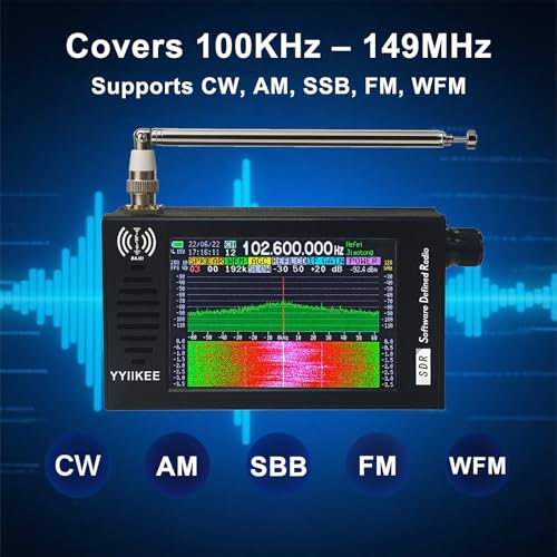 Receptor de Radio SDR DSP Portátil con Pantalla Táctil 4.3" miniatura 3