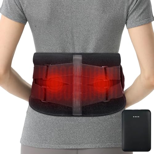 AROMA SEASON Wärmegürtel Vibrationsmassage mit Akku |...