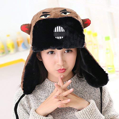 Chapeau outdoor femme bicyclette isolant contre le froid aux oreilles en hiver