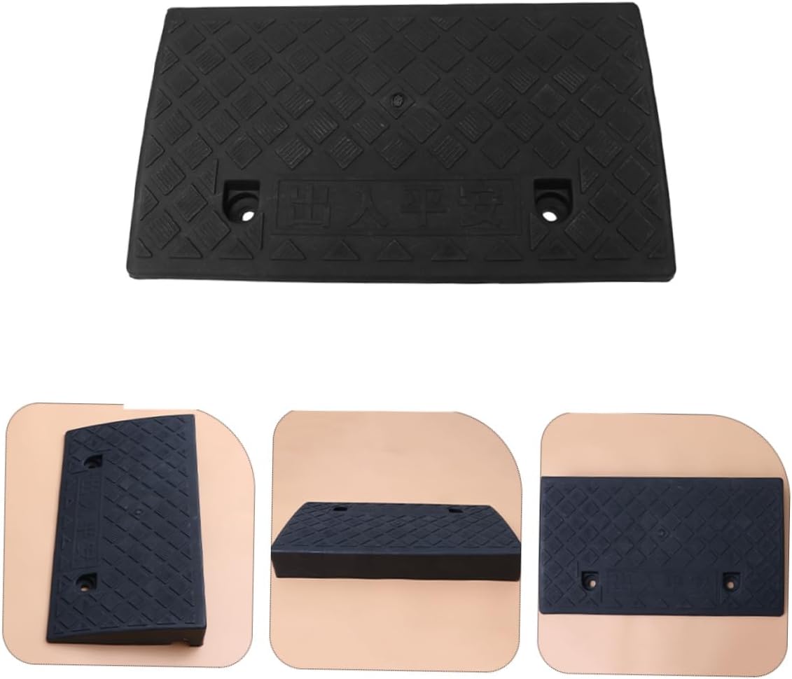 Multi-Purpose Vehicle Ramps Home Driveway Curb Rubber Scooter Ramp Wheelchair Access Self-Adhesive Backing