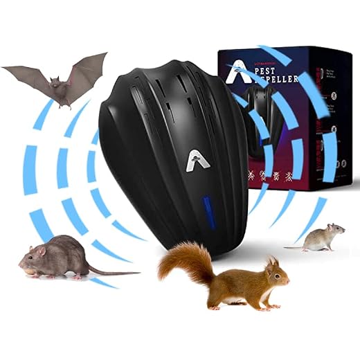 New 2023 Ultrasonic Pest Repeller Plug in – Outdoor/Indoor Electronic Pest Repellent - Get Rid of Rat Bat Mouse Squirrel Bug Bee Ant Spider Wasp Cockroach Fly Mosquito Rodent Termite Roach