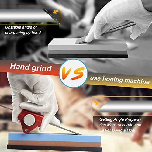 Snader Honing Guide Sharpener, Chisel Sharpener, Honing Guide For Chisels And Planes, For Chisels And Planes 0-2.55 Inch, Woodworking Tools And Accessories Red #TOP4