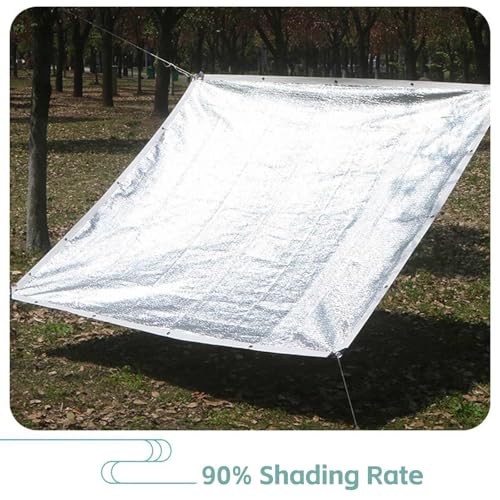 Voile d'ombrage en aluminium 99% pour le jardin et la pergola de toutes tailles - 7