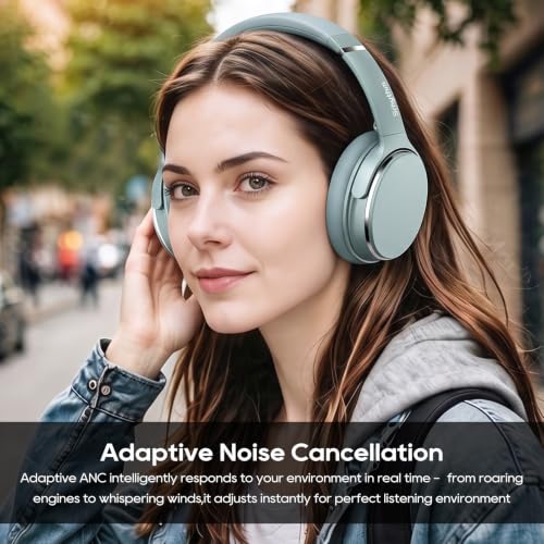 Srhythm NiceComfort 25 Adaptive Noise Cancelling Headphones Wireless