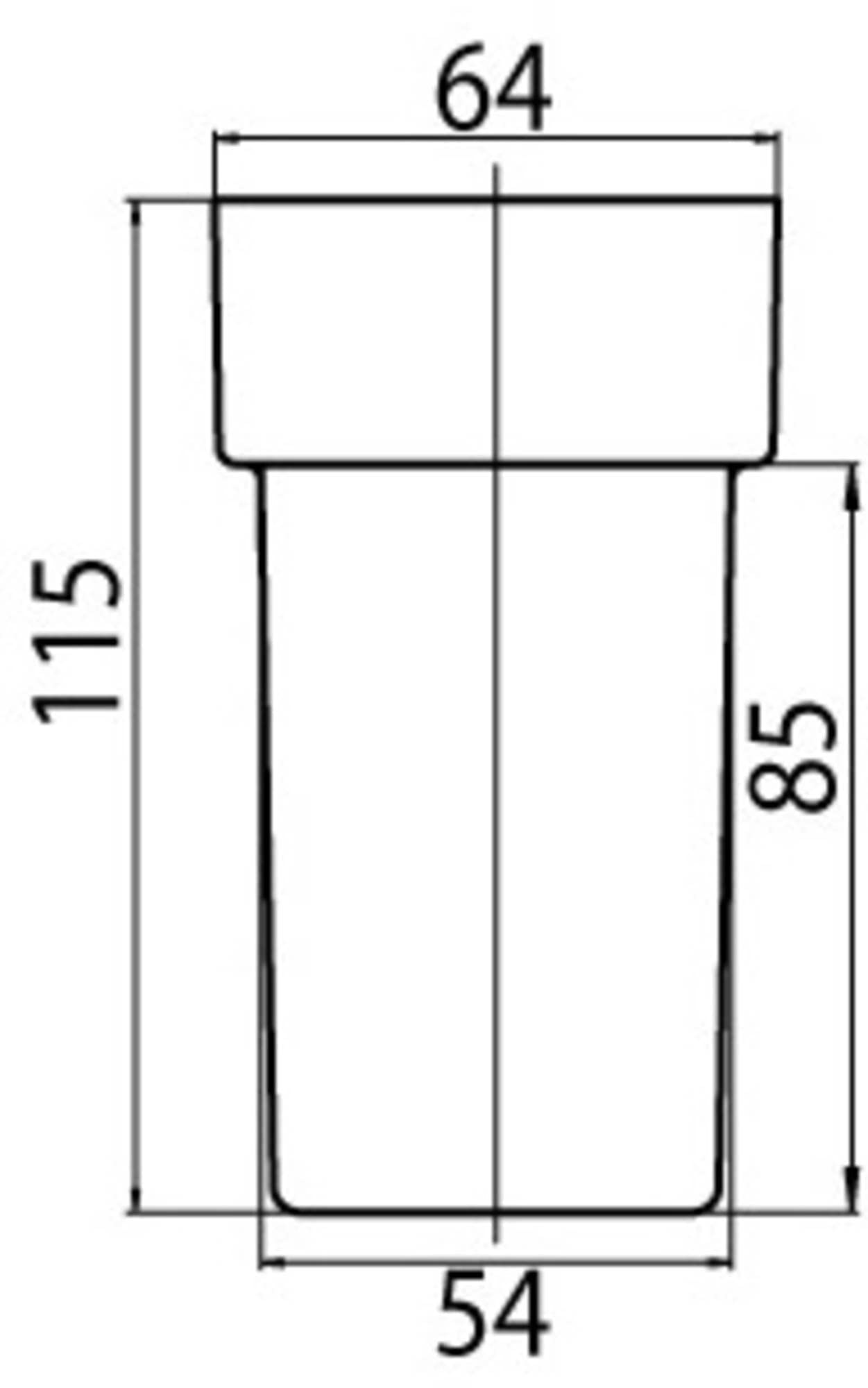 Emco Mundspülglas für Glashalter, eleganter Zahnbürstenhalter aus klarem Kristallglas, hochwertiges Ersatzglas geeignet für viele Serien, Transparant, Klar