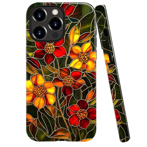 Coque fleur lumineuse pour iPhone 16 Pro Max cadeau idéal fille et femme protection élégante