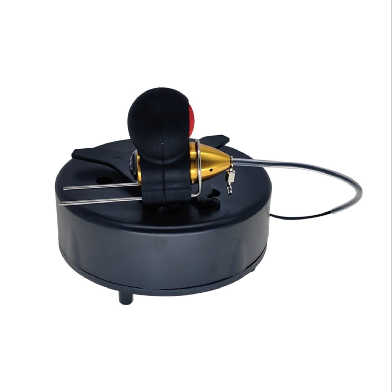 High Definition Image Underwater Aquatic Camera Submersible Aquatic Locator Infrared Lights Underwater Fishing Camera Portable Design for Anglers, Gold, 30M-picture-21