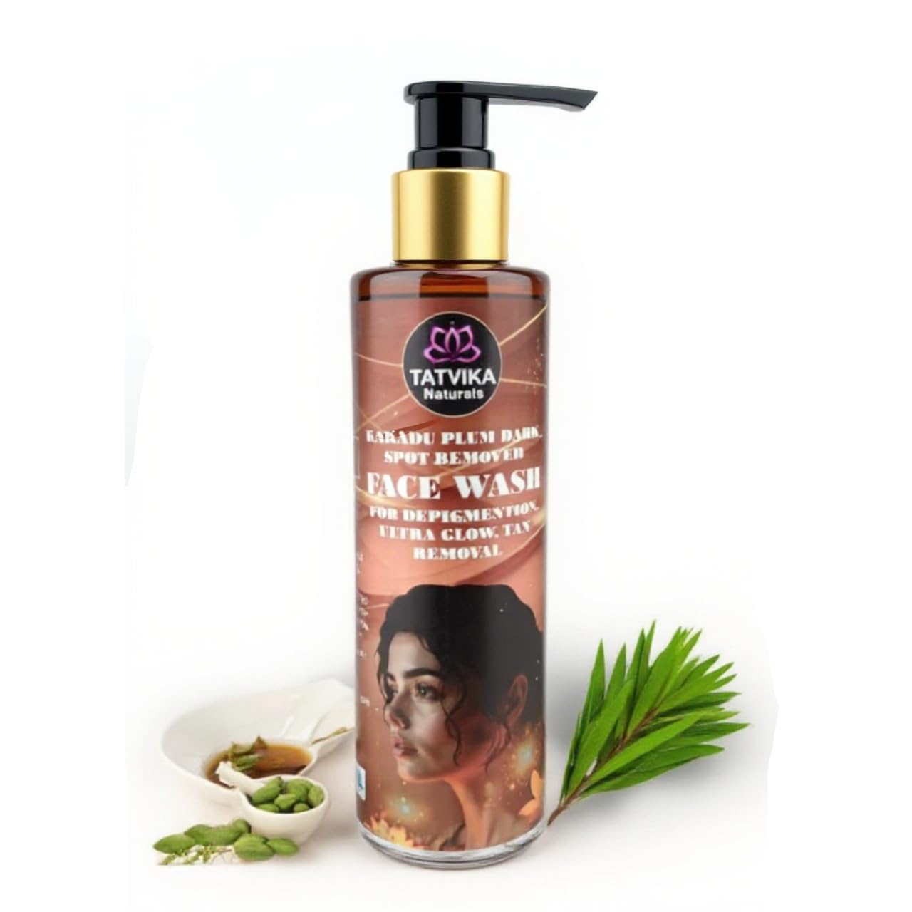 Face Wash for De-Pigmentation, Ultra Glow, Tan Removal with Kakadu Plum, Tea Tree, Daru Haridra, Haritaki