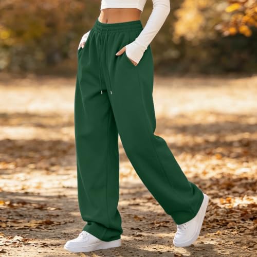 Baggy sweatpants for women Wide Leg drawstring pants with Pockets - image 4