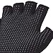 Floso® Unisex Fingerless Magic Gloves with Grip (One Size Fits All) (Black)
