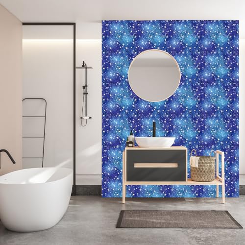 Papel de diseño galaxia autoadhesivo con acabado mate para decoración sutil 4