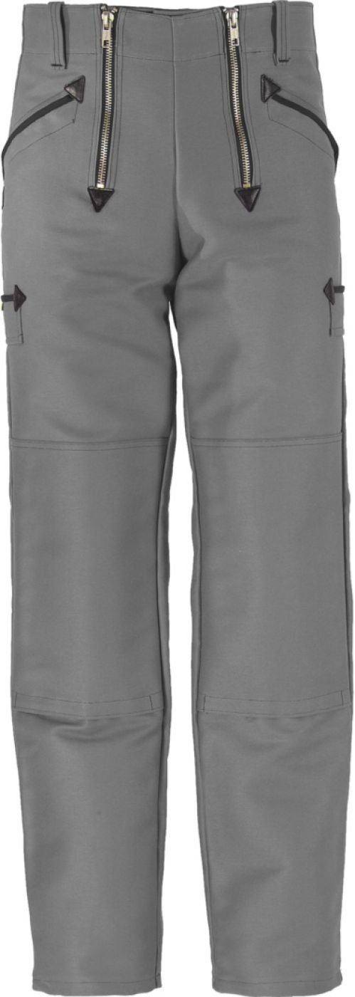 JOB Zunfthose aus Doppel-Pilot grau mit Kniepolstertaschen 512142 (98)