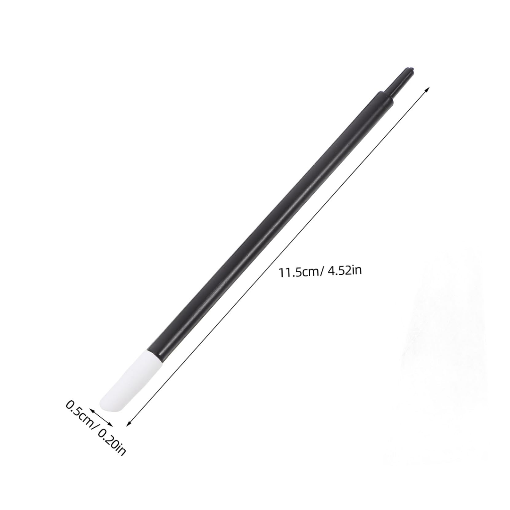 DOITOOL Scratch Brush Pen Cleaning Removal Bristle Scrubber Fiberglass Pen Brush Fiberglass Scratch Pen Paint Brush Paint Brush Washer Fiber Glass Pen Polyester Fiber Black