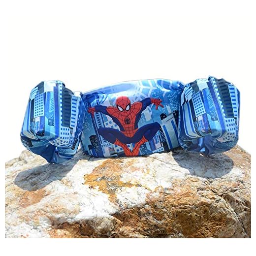 Kids Girls Boys Swim Vests Swim Floatation Vest Learn-to-Swim Device Weighing from 30 to 50 lbs (Blue Spider)