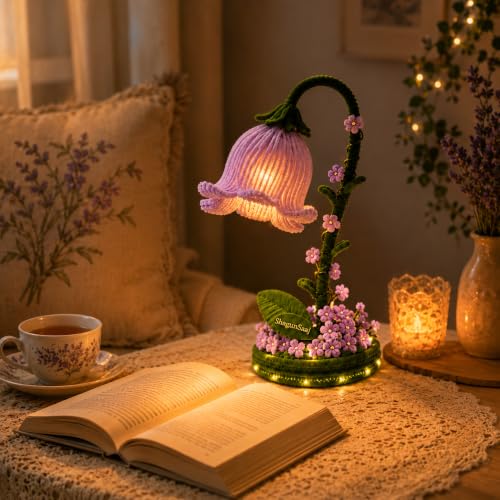 Image of ShagunSaaj Pipe Cleaner Flower Lamp DIY Kit for Kids and Adult Craft (Blush Pink)