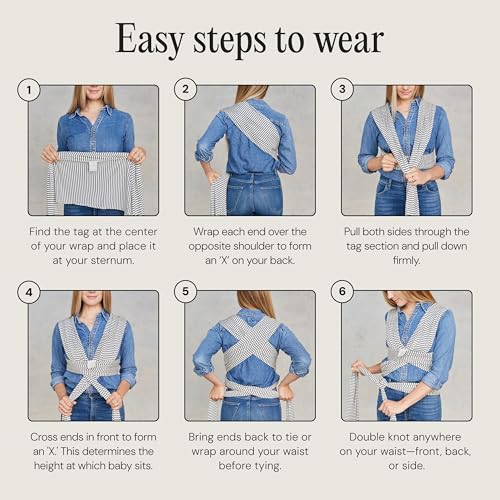 Image of Solly Baby Wrap, Buttery-Soft Baby Carrier Newborn to Toddler 8-25 Lbs., Lightweight & Hands-Free Infant Sling Wrap, Breathable Carrier, Baby Wearing & Postpartum Essential, New Mom Gift, Iconic Pink