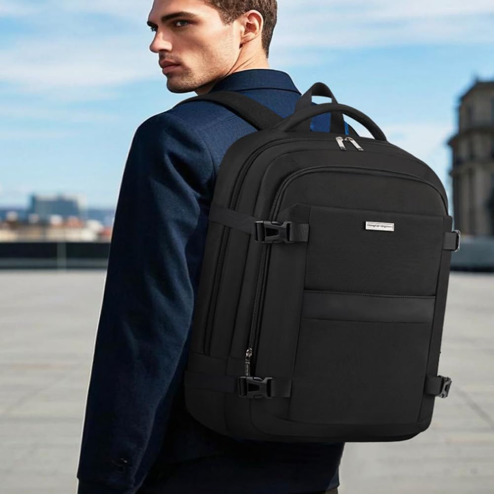 Generico Zaino per uomini e donne grande capacità borsa di viaggio d'affari computer zaino studente dimensione 45 * 33 * 17cm (noir)