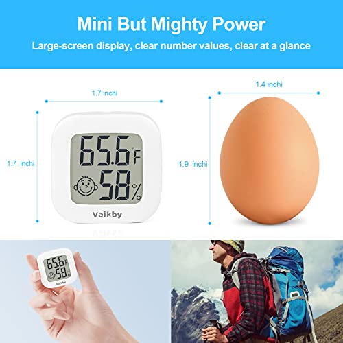 Vaikby VB Indoor Thermometer 4Pack, Humidity Gauge Meter Digital Hygrometer Room Thermometer thumb #6