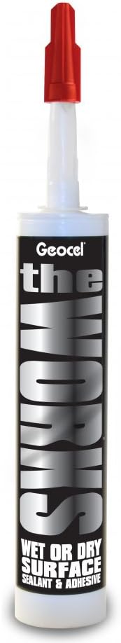 The Works 'Wet or Dry' Sealant & Adhesive Clear 290ml