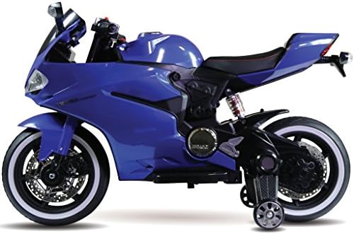 GoKartExports Electro Street Racer Motorcycle Style 12V Electric Kids Ride-On Motorcycle Powerwheel
