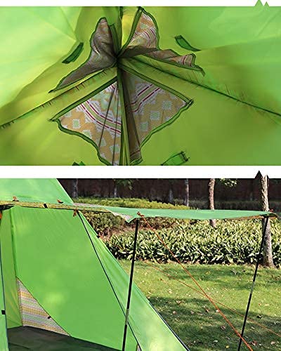 Carpa Piramidal para Camping Familiar 3-4 Personas miniatura 4