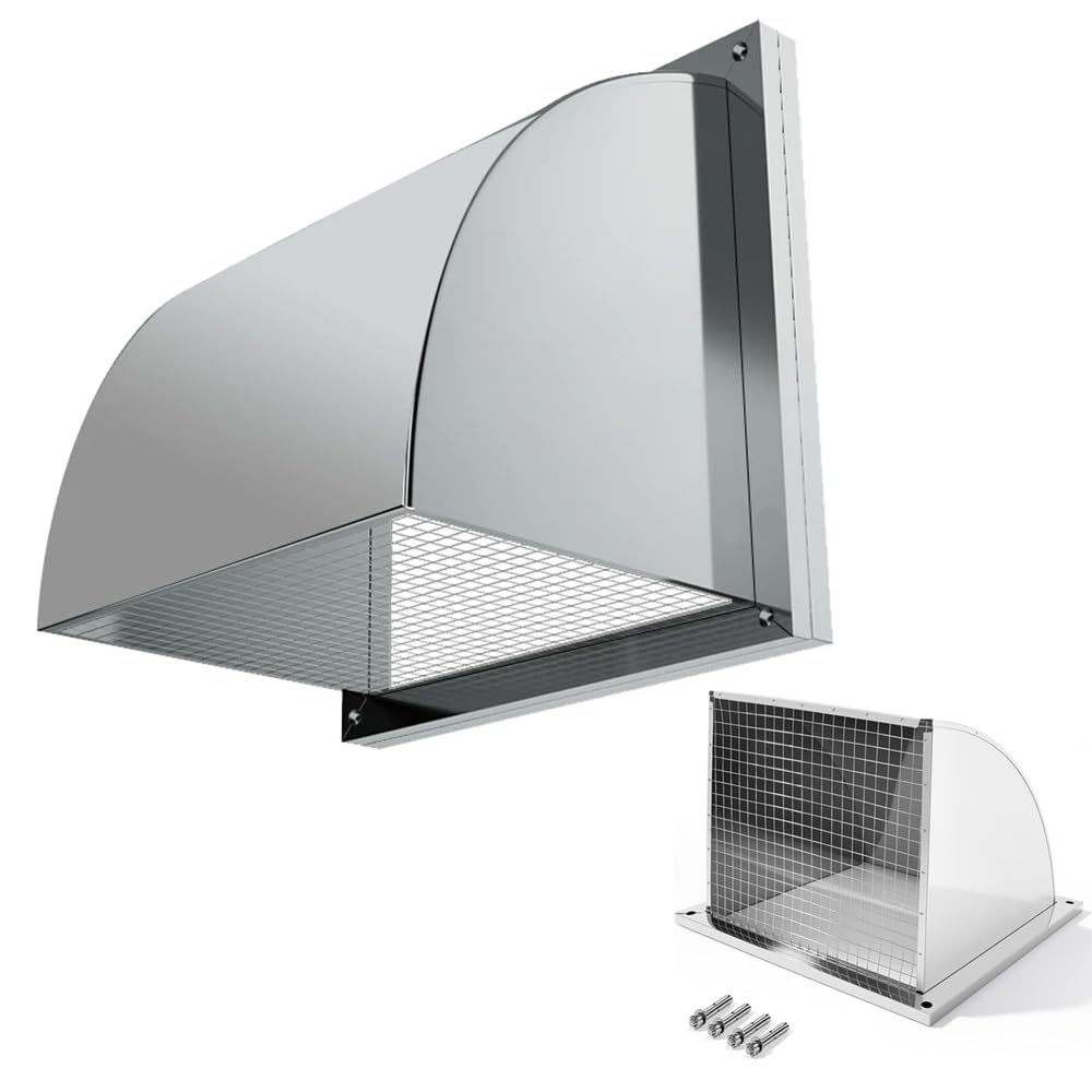 Grille de ventilation acier inoxydable 600mm anti-nuisibles extérieure