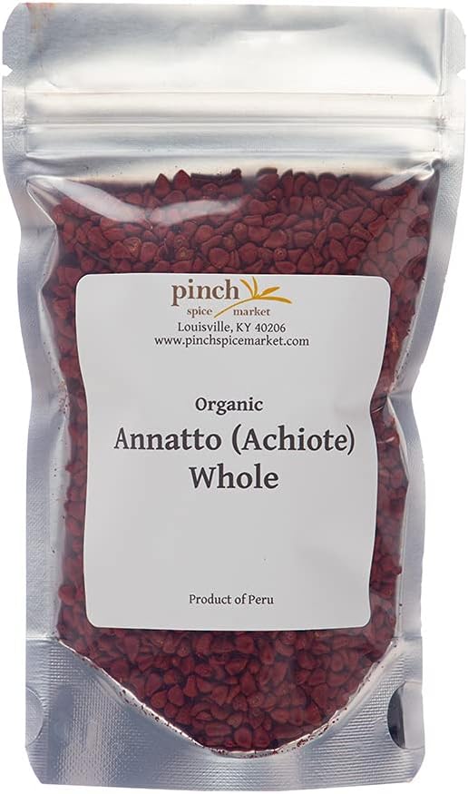 Whole Organic Annatto (Achiote) Seed- (5)