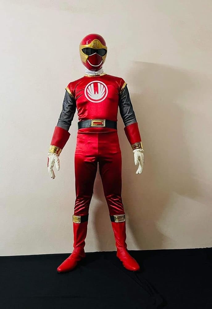 忍風戦隊ハリケンジャー ハリケンレッド ヘルメットコスプレ用マスク 1/1 忍風戦隊ハリケンジャー ハリケンレッド ヘルメットコスプレ用