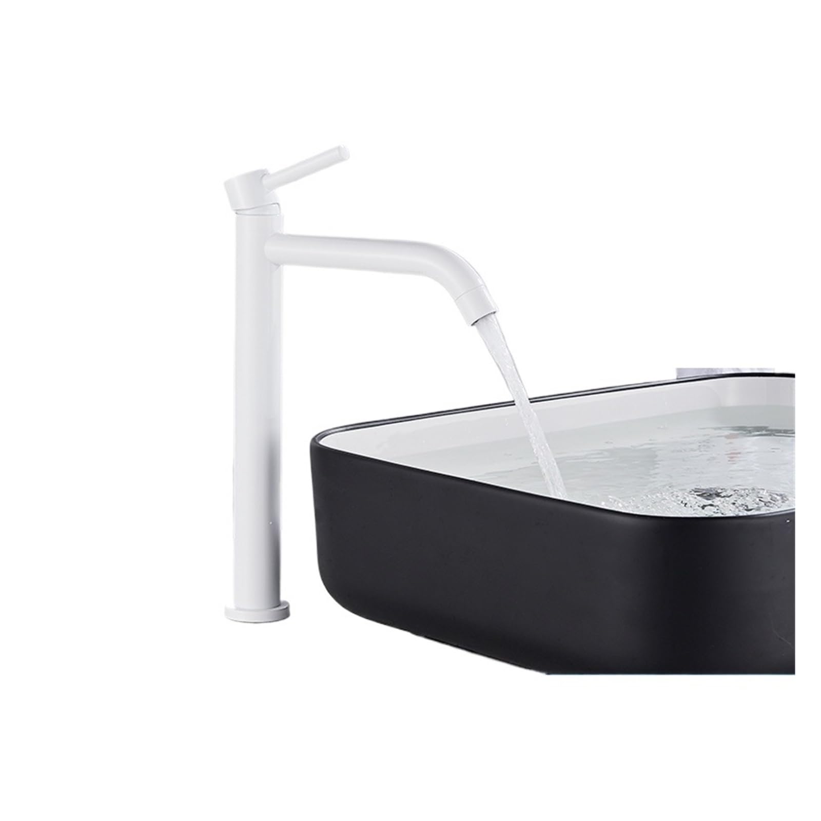 Grifo de lavabo monomando con control de agua fría y caliente cromado SJS280-50A