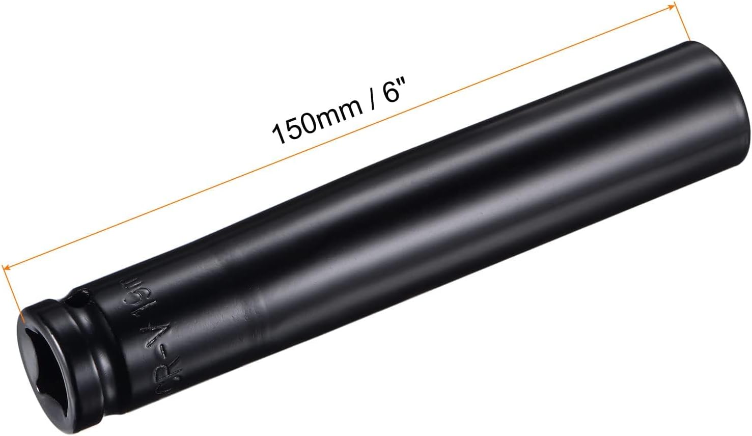 TOP-VIGOR 1/2 Drive by 19mm Deep Impact Socket 6" Length, Heat-treated CR-V Steel, 6-Point Metric Sizes for Home Car Repairment