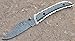 SMART & SHARP Damascus Steel Folding Knife/Pocket Knife AA-12142 Liner Lock (Damascus and Brass)
