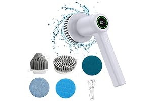 Electric Handheld Spin Scrubber 2024: Waterproof Cordless Cleaning Companion