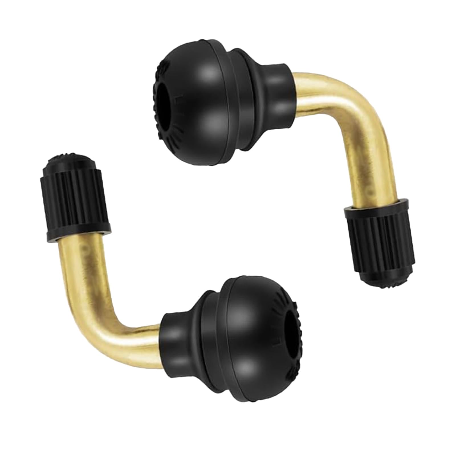 バイク用エアバルブ L型 2個セット オートバイ部品 スナップインバルブ PVR-70 インストールが容易 原付 二輪 オートバイ用