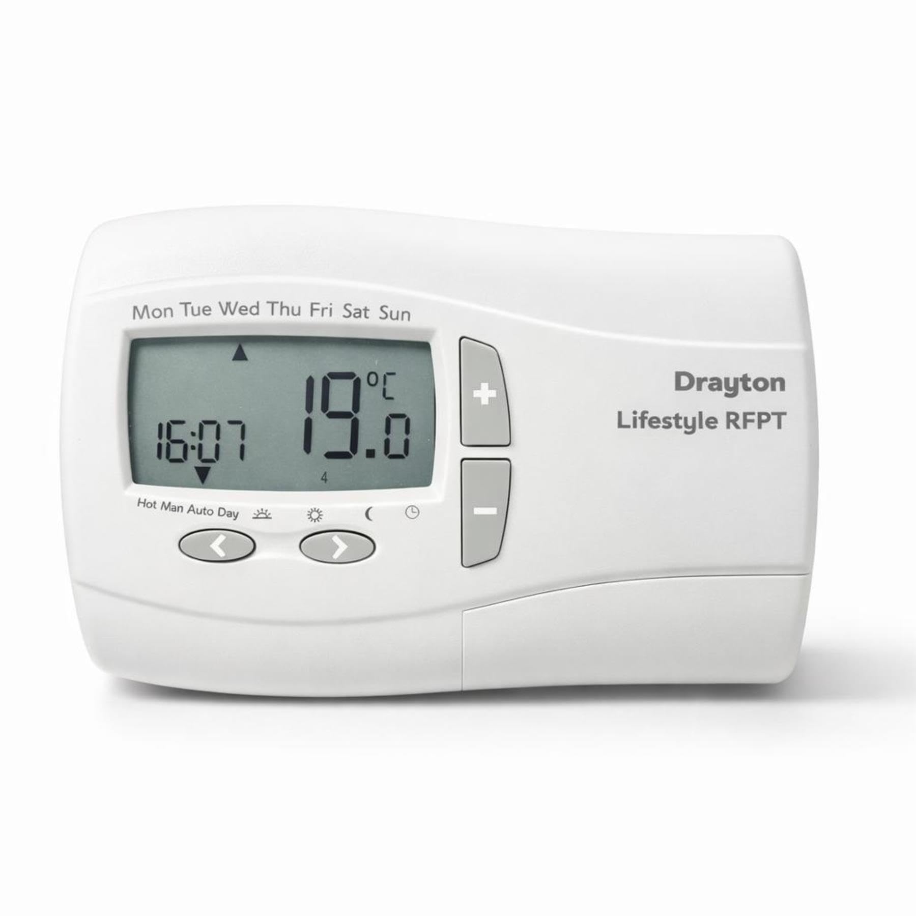 B&Q -  Drayton Lifestyle Thd22120 Wireless Thermostat Direct Replacement For Lp Range Replaces Digistat +3Rf (Supersedes +1Rf/+2Rf)