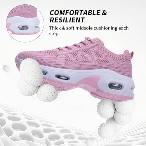 SURRAY Running Shoes Womens Tennis Walking Sneakers Athletic Gym Breathable Lightweight Jogging Sport Shoe US Size 5.5-11 - Image 4