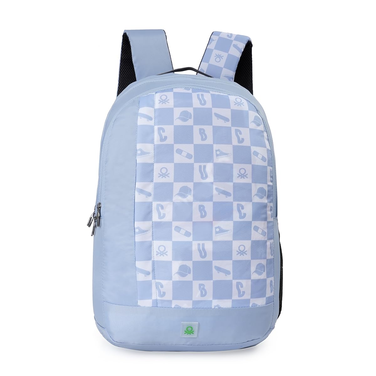 Reign Unisex Polyster 25L 3 Compartment School Backpack - Light Blue-image-25