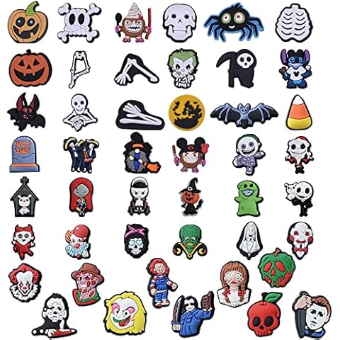 45pcs Halloween Shoe Charms Shoes Decoration for Kids Boys Girls Women Men Party Birthday Gifts Cover