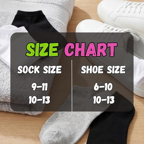 Image of Tipi Toe Women's 20 Pack Colorful Low Cut Socks - Lightweight, Breathable Design for All-Day Comfort Sizes 9-11 /10-13