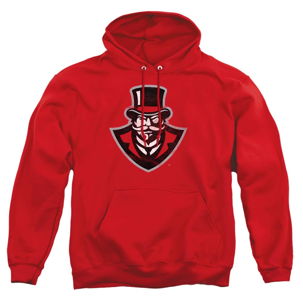 LOGOVISION Official Collegiate Distressed Primary Logo Adult Pullover Hoodie Collection — view 409